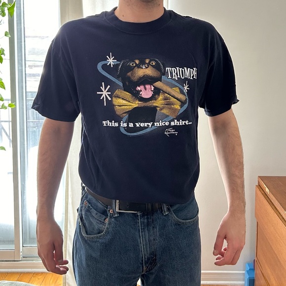 Authentic late night with Conan o'Brien triumph the insult dog merch t shirt - Picture 4 of 6